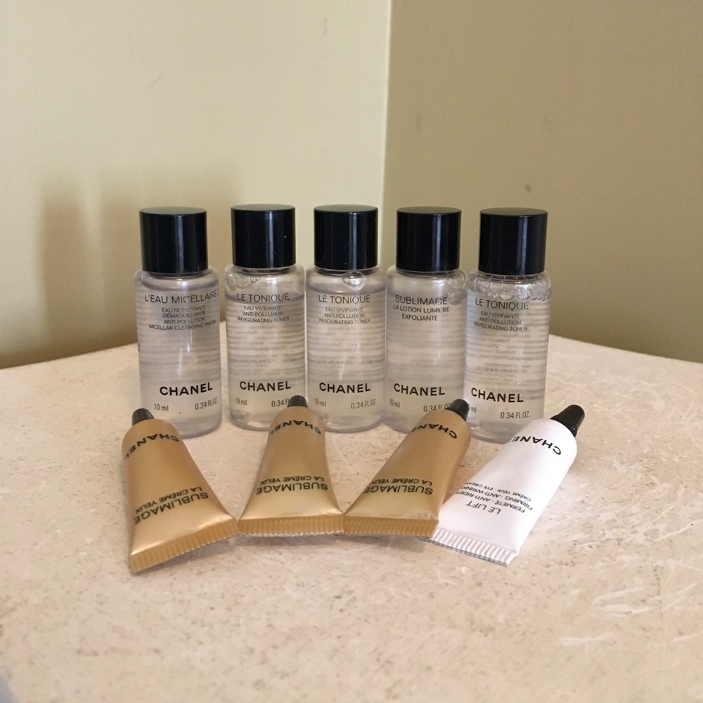 Chanel (Lot of 9) Samples - .5 ml. ea.